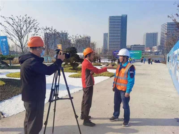 上海宝冶美兰湖公园项目举办上海市重大工程示范工地观摩会暨企业开开云真人放日活动(图3)