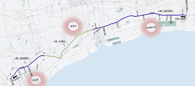 G228公路二期新建工程通车上海沿海大通道进一步完善(图1)