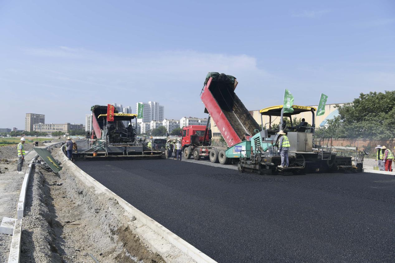 長豐（雙鳳）經開區鳳丹路建設提速(图1)