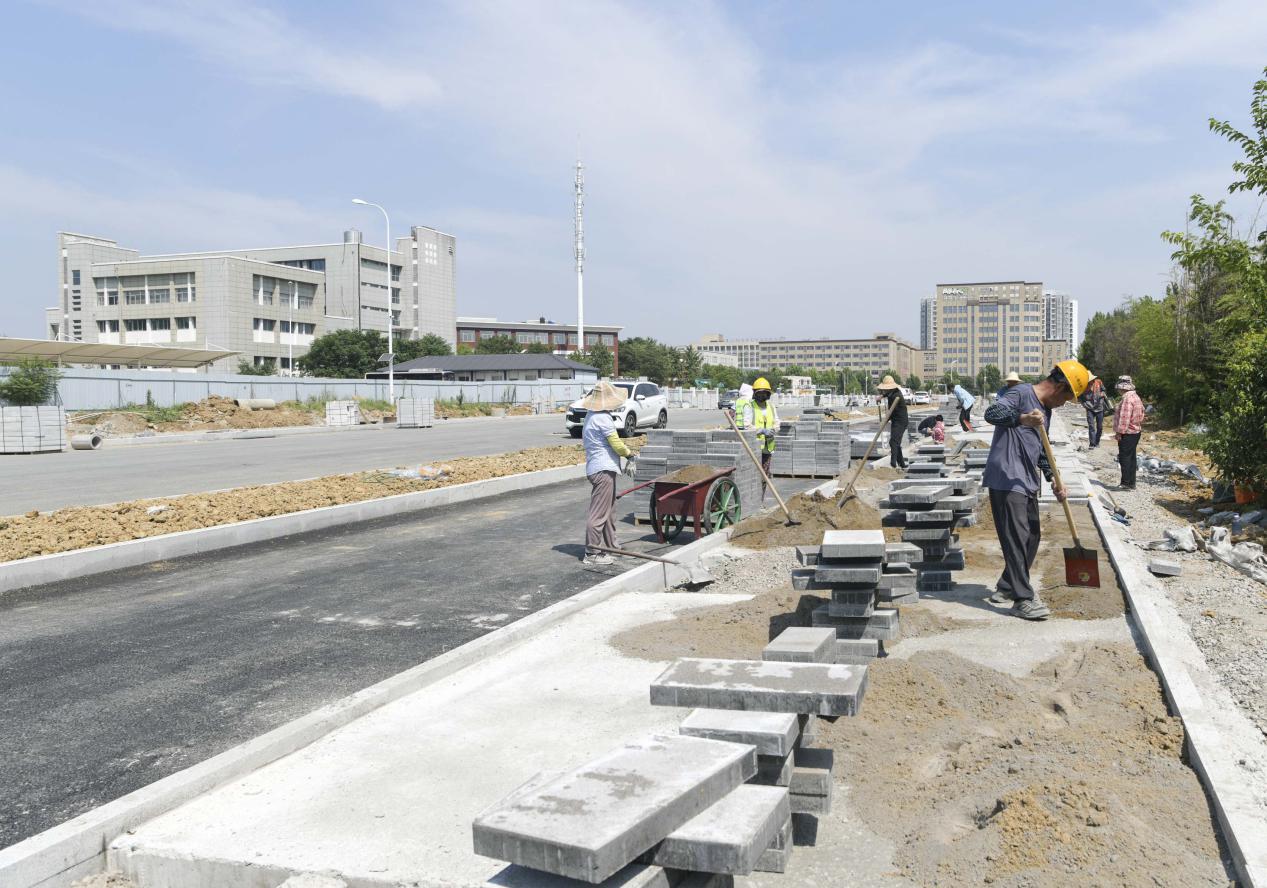 長豐（雙鳳）經開區鳳丹路建設提速(图3)